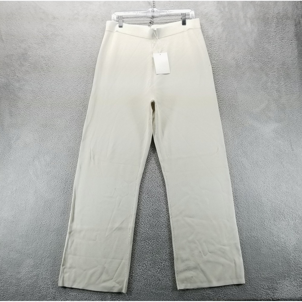 COS Wide-Leg Pants in Off-White/Cream